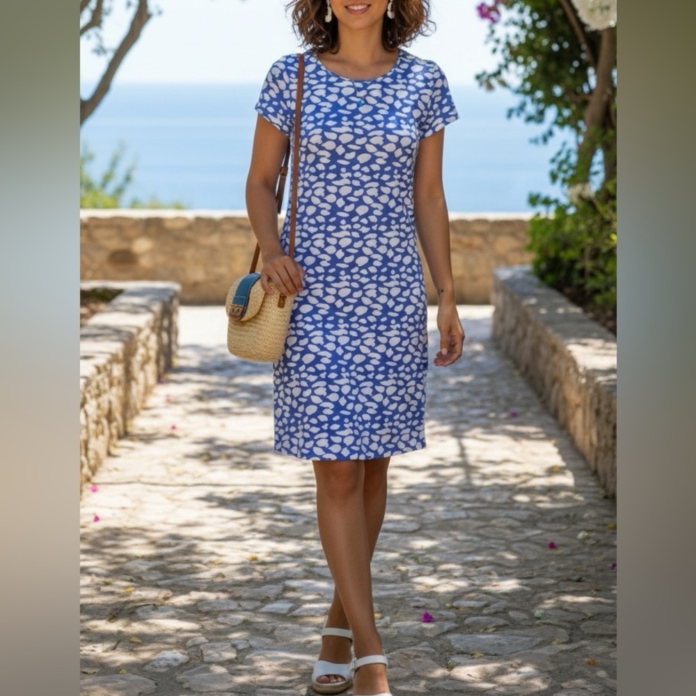 Hiho Printed Jersey Tee Dress